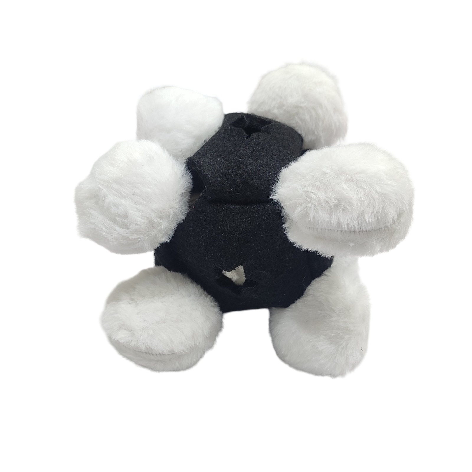 Plush and Felt Multi-Texture Sensory Ball Dog Toy