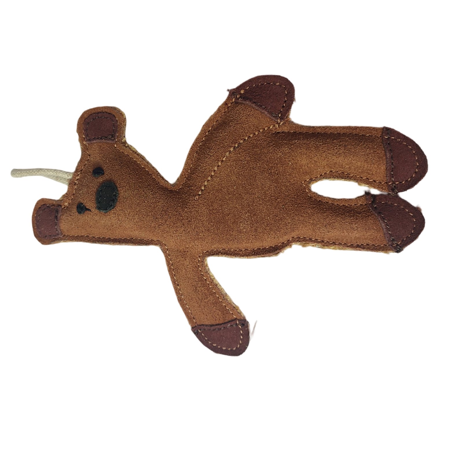 Flat Suede Teddy Bear Dog Toy