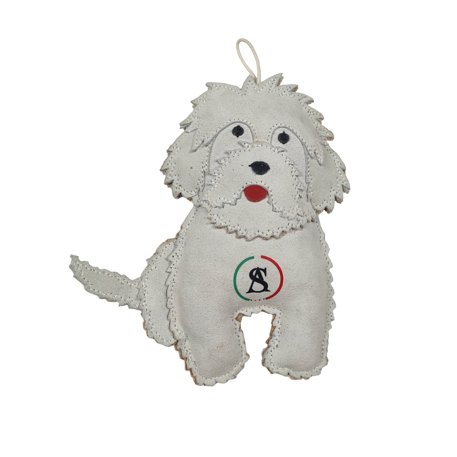 Suede Shaggy Dog Toy
