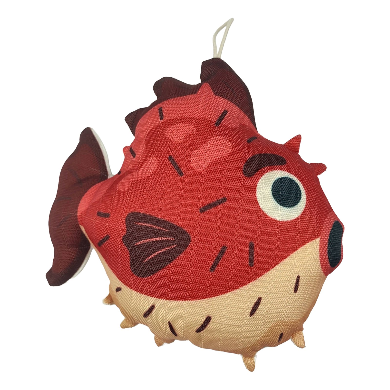 Durable Pufferfish Plush Dog Toy