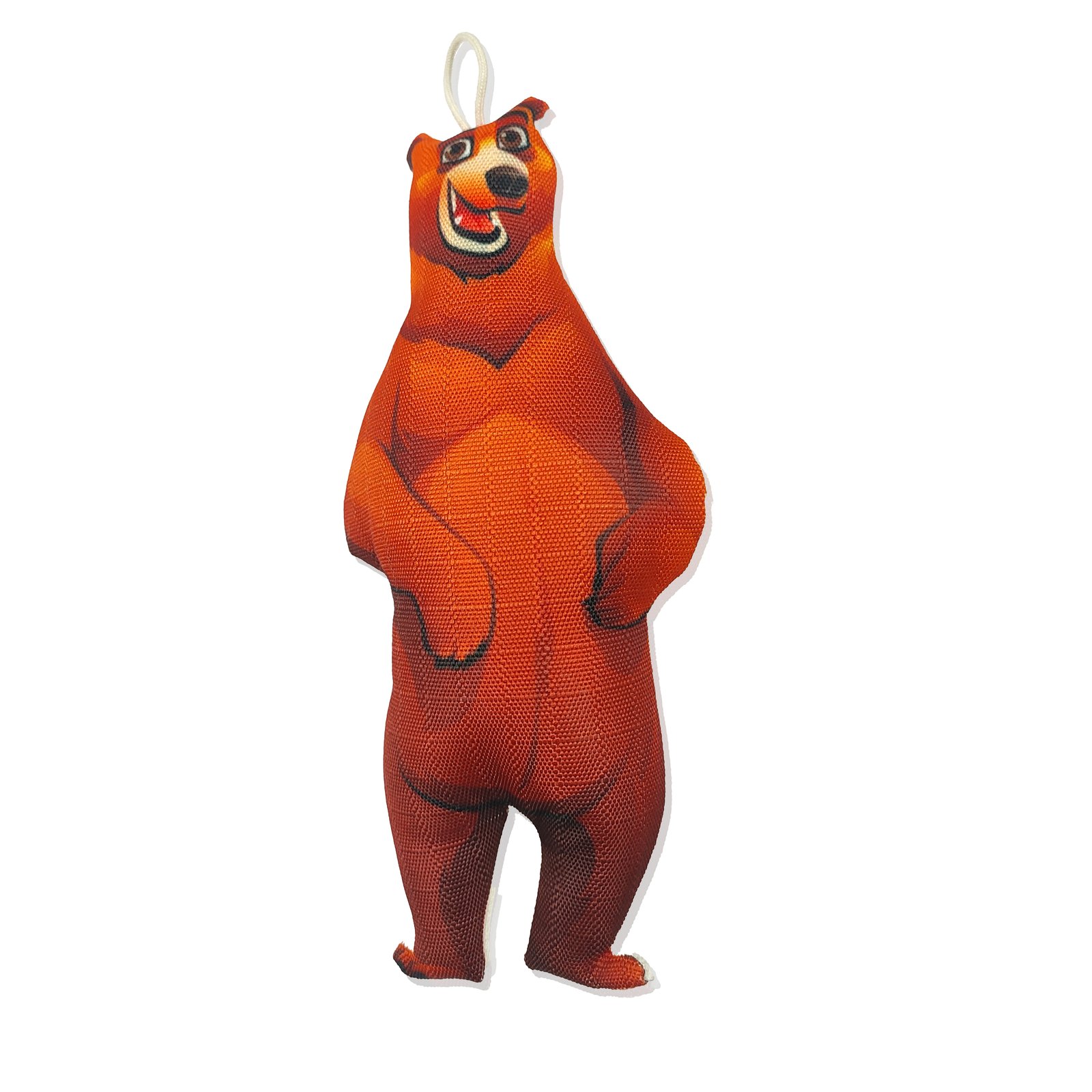 Durable Standing Bear Canvas Plush Dog Toy