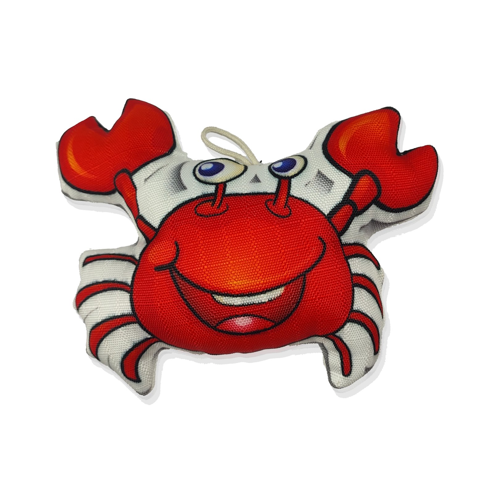 Happy Crab Canvas Plush Dog Toy