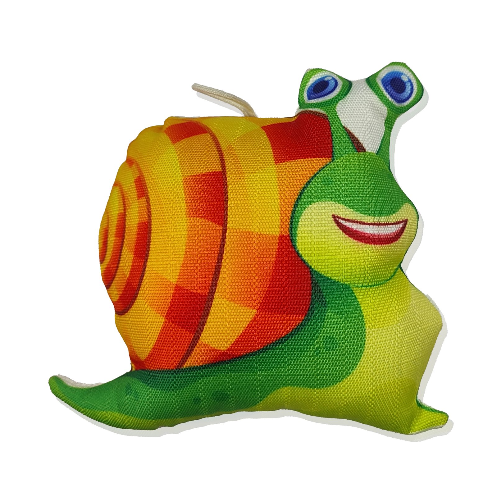 Happy Snail Canvas Plush Dog Toy