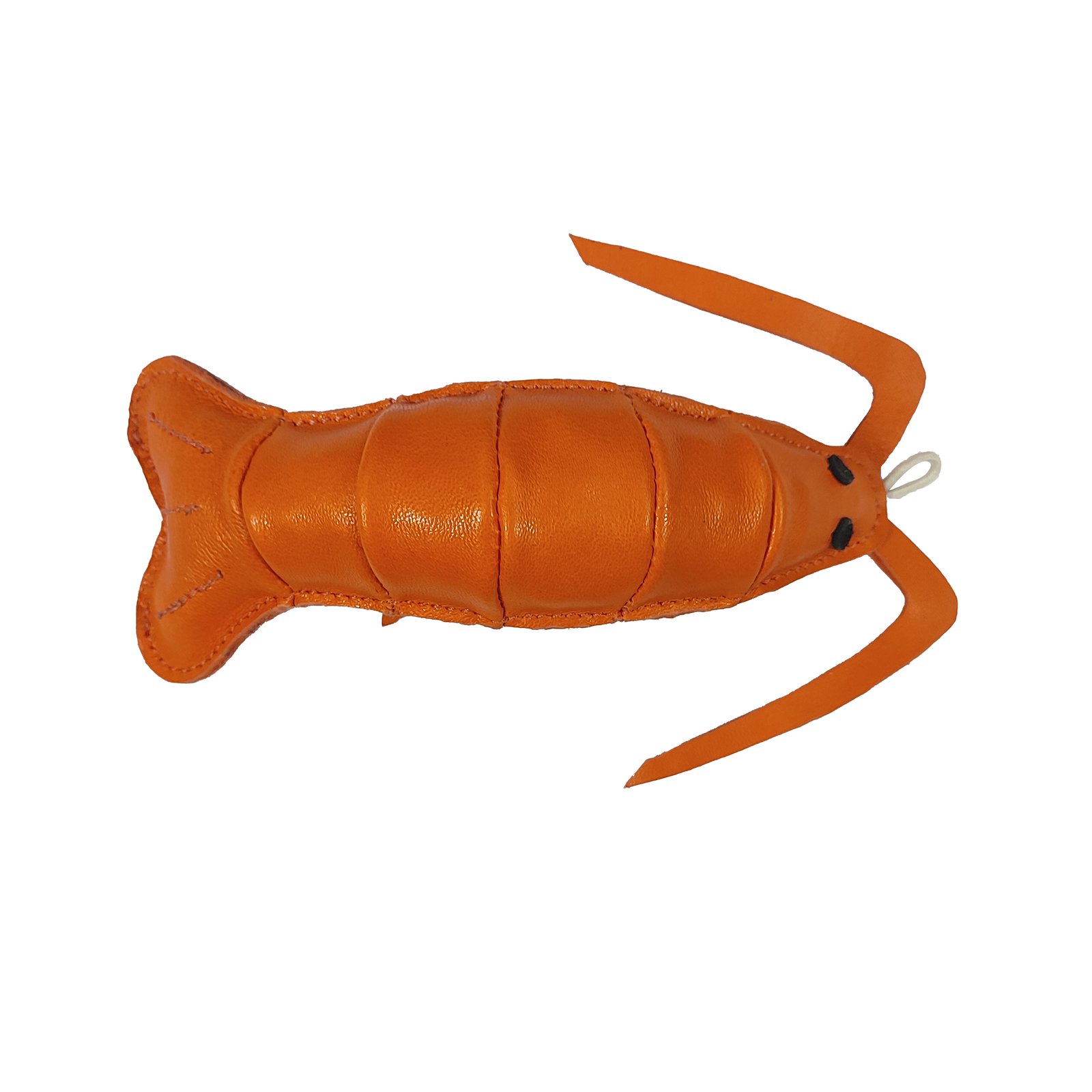Eco-Friendly Genuine Leather Lobster / Crawfish Dog Toy