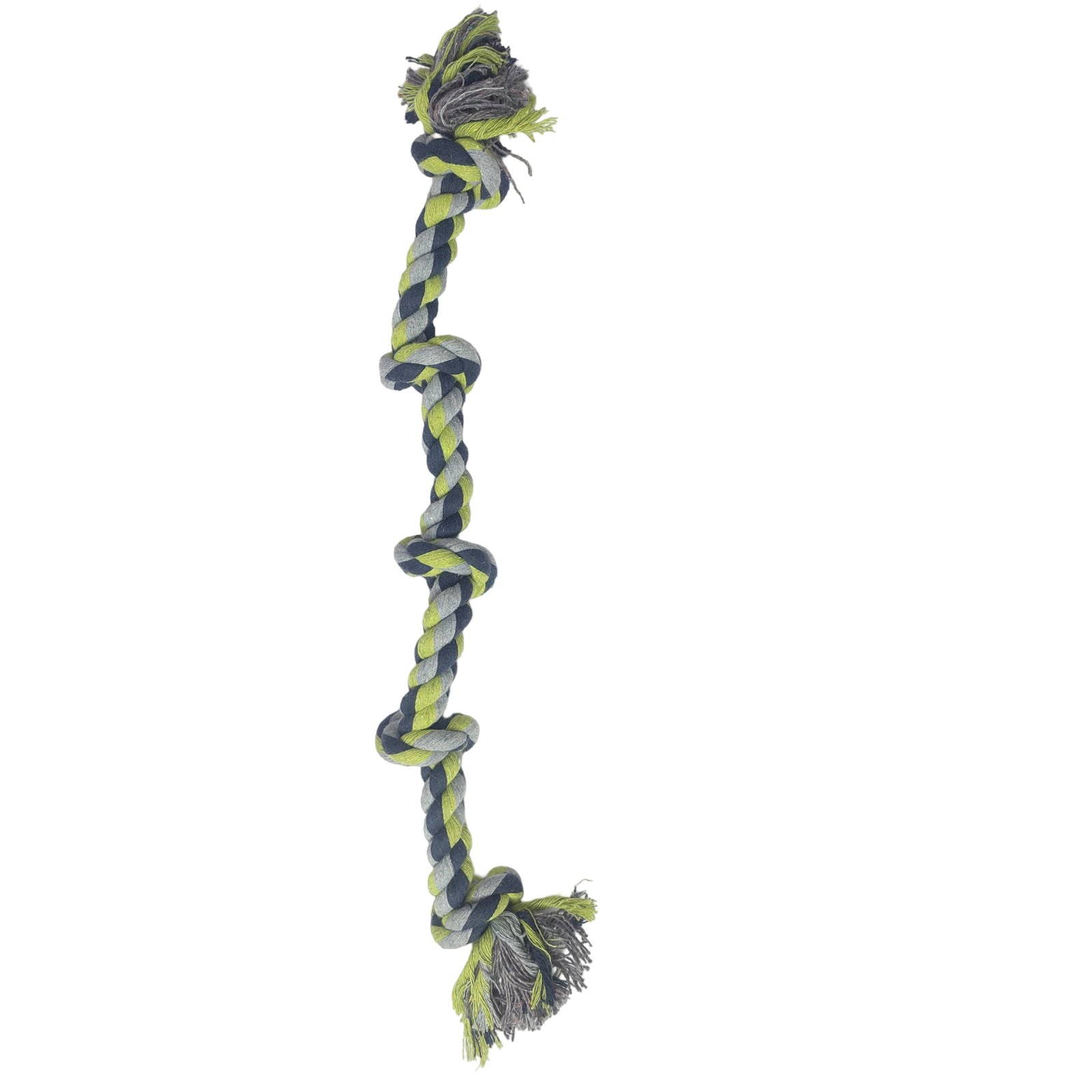 Extra-Long Five-Knot Braided Rope Dog Toy