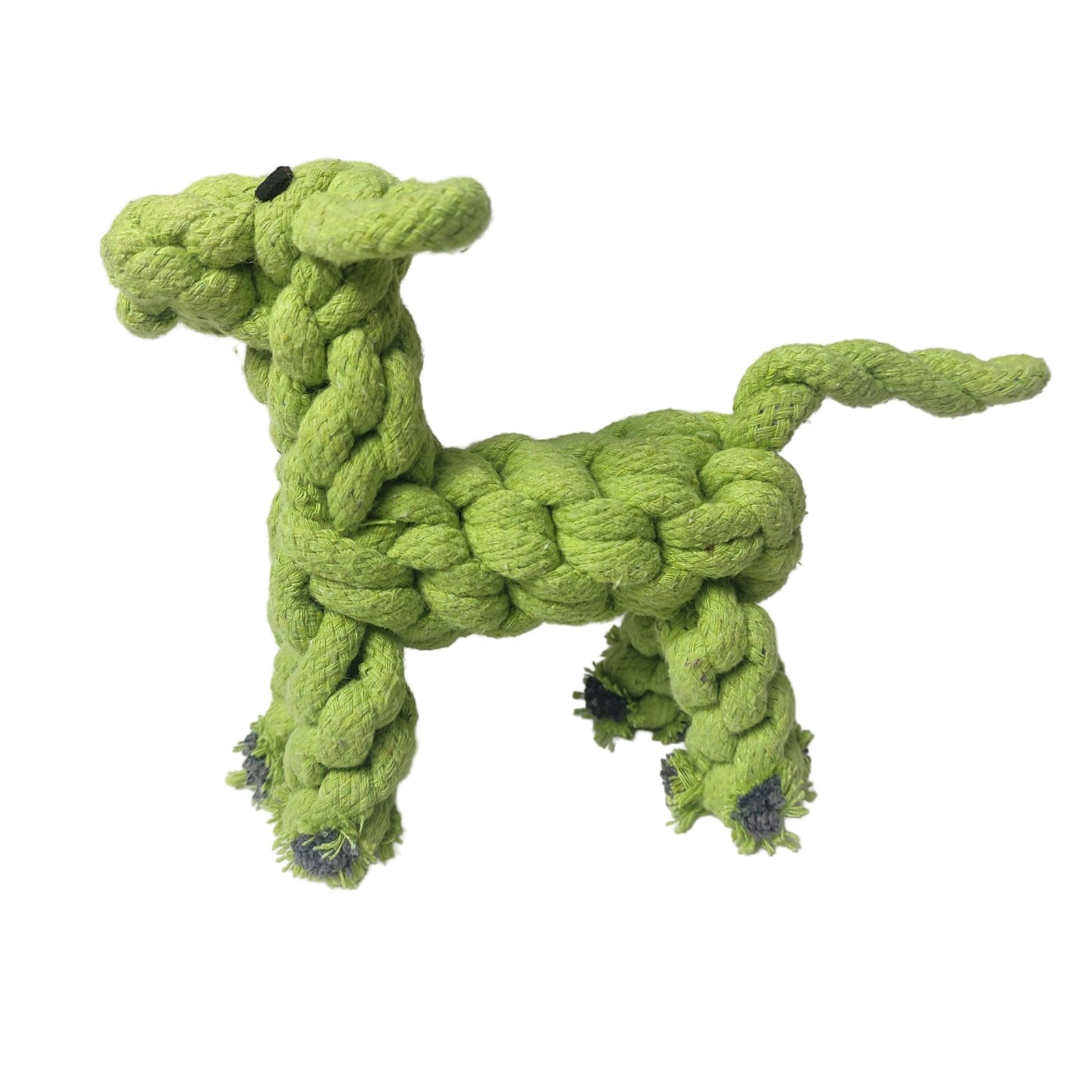 Woven Rope Animal Figure Dog Toy