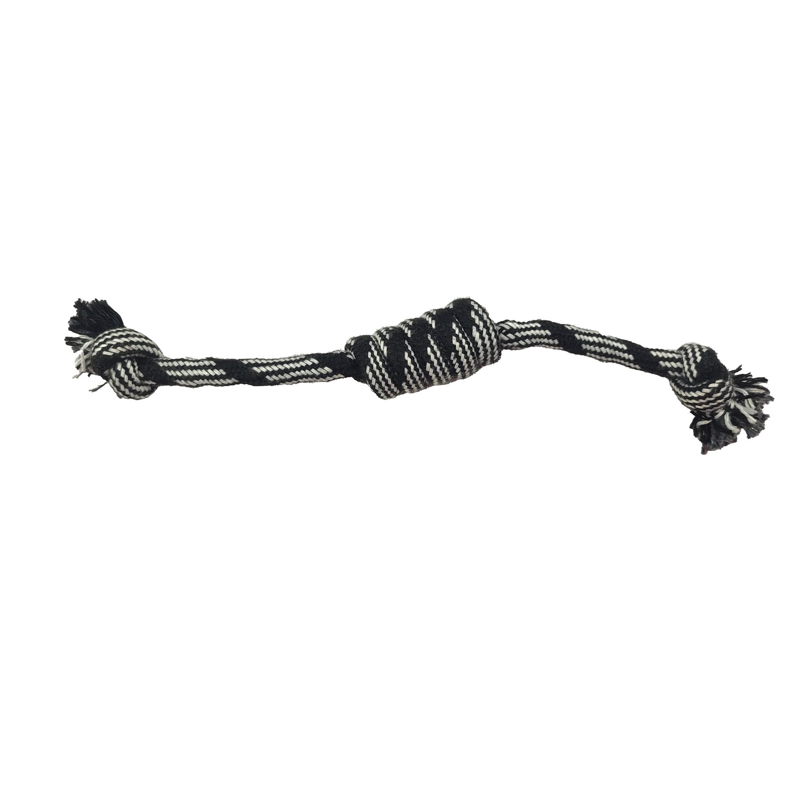 Heavy-Duty Triple-Knot Center Wrapped Cotton Rope Dog Toy
