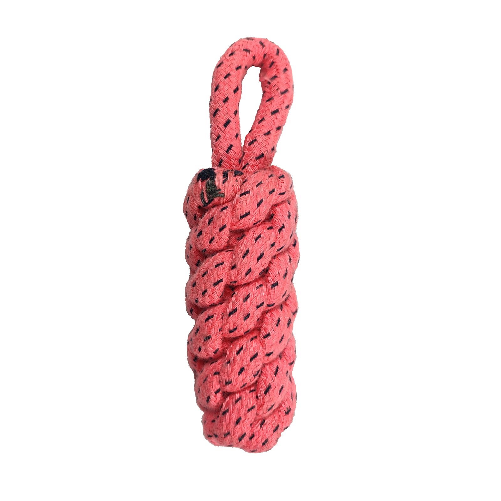 Heavy-Duty Braided Cylinder Rope Toy with Handle Loop