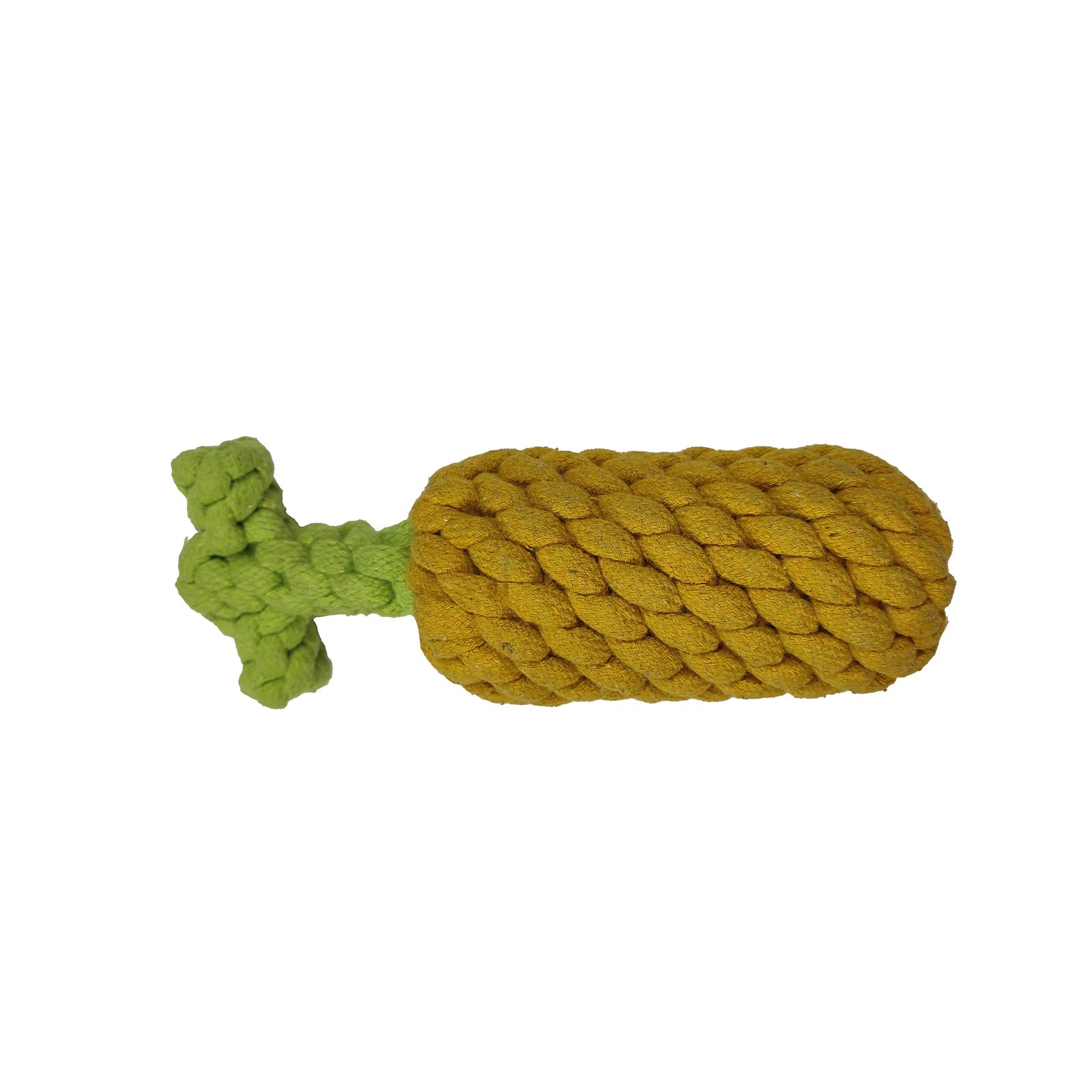 Eco-Friendly Braided Pineapple Cotton Rope Dog Toy