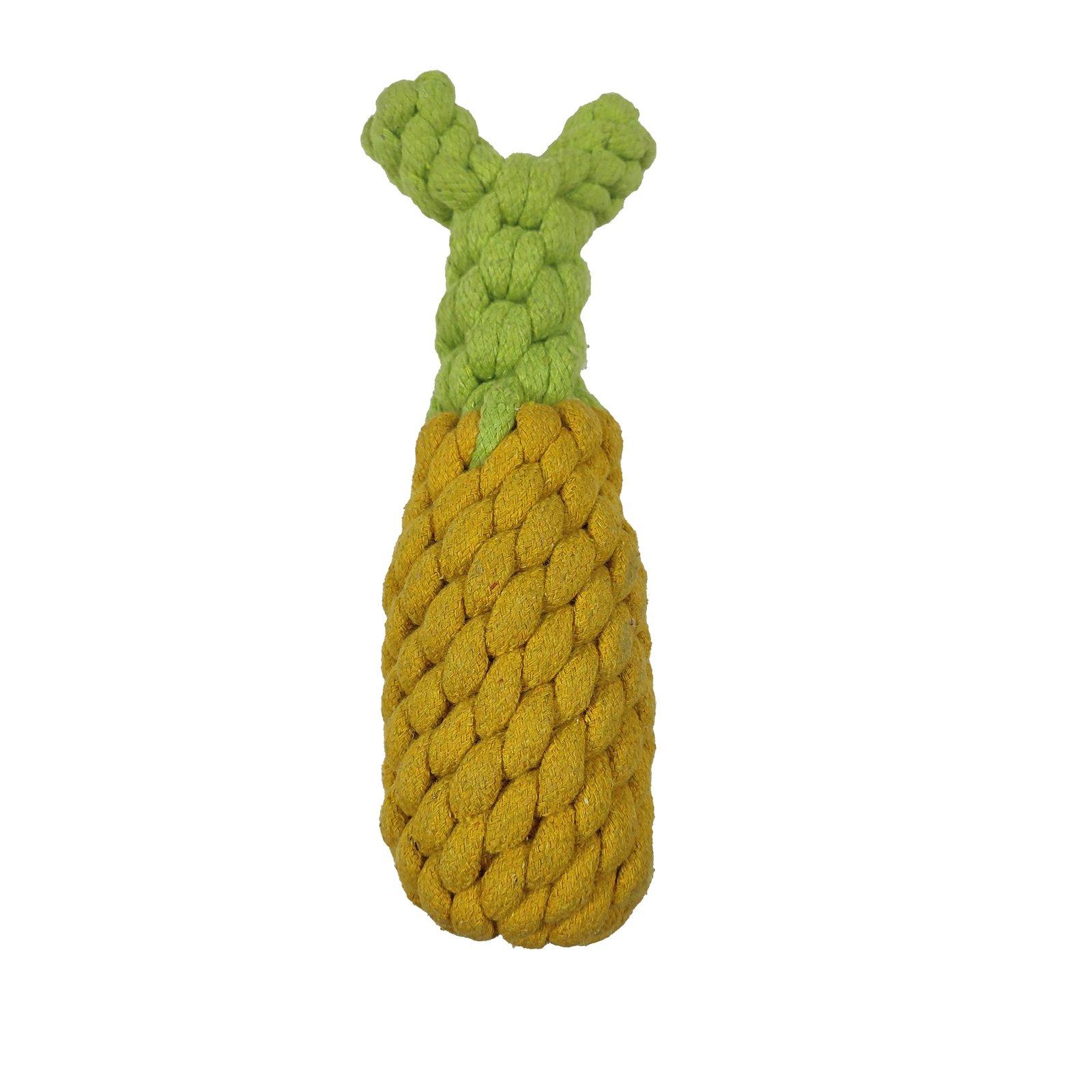 Eco-Friendly Braided Corn / Pineapple Cotton Rope Dog Toy