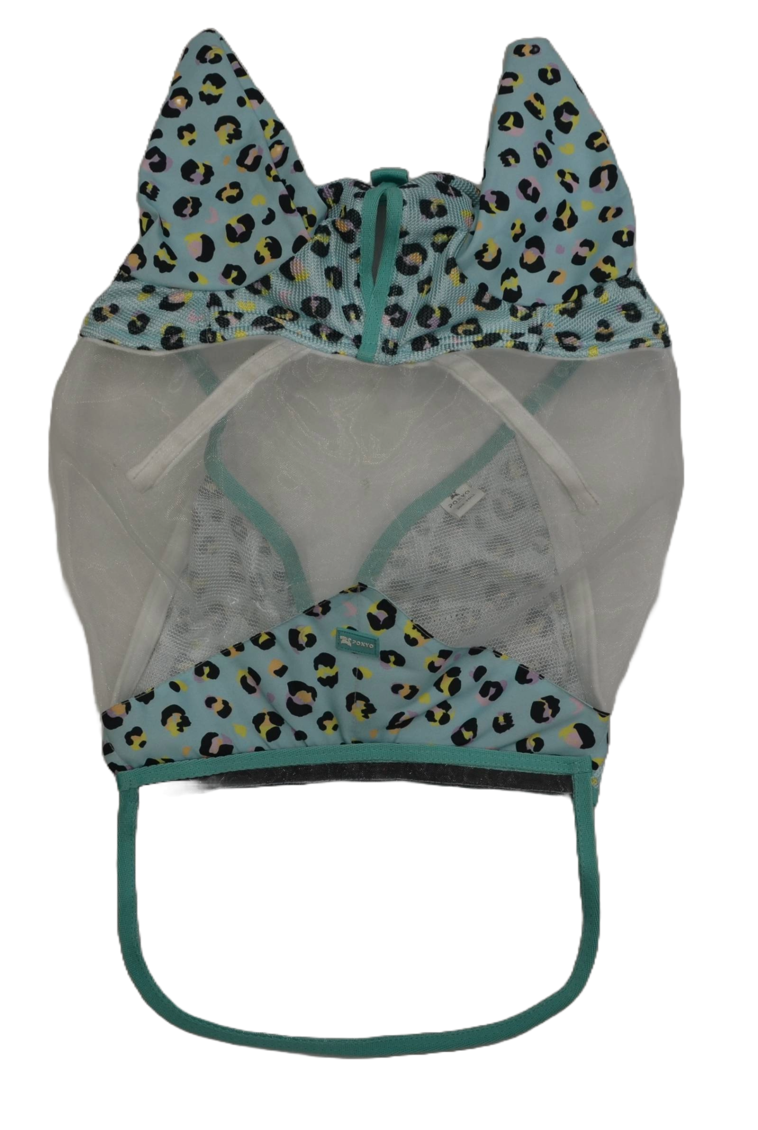 Leopard Print Fly Mask with Ears