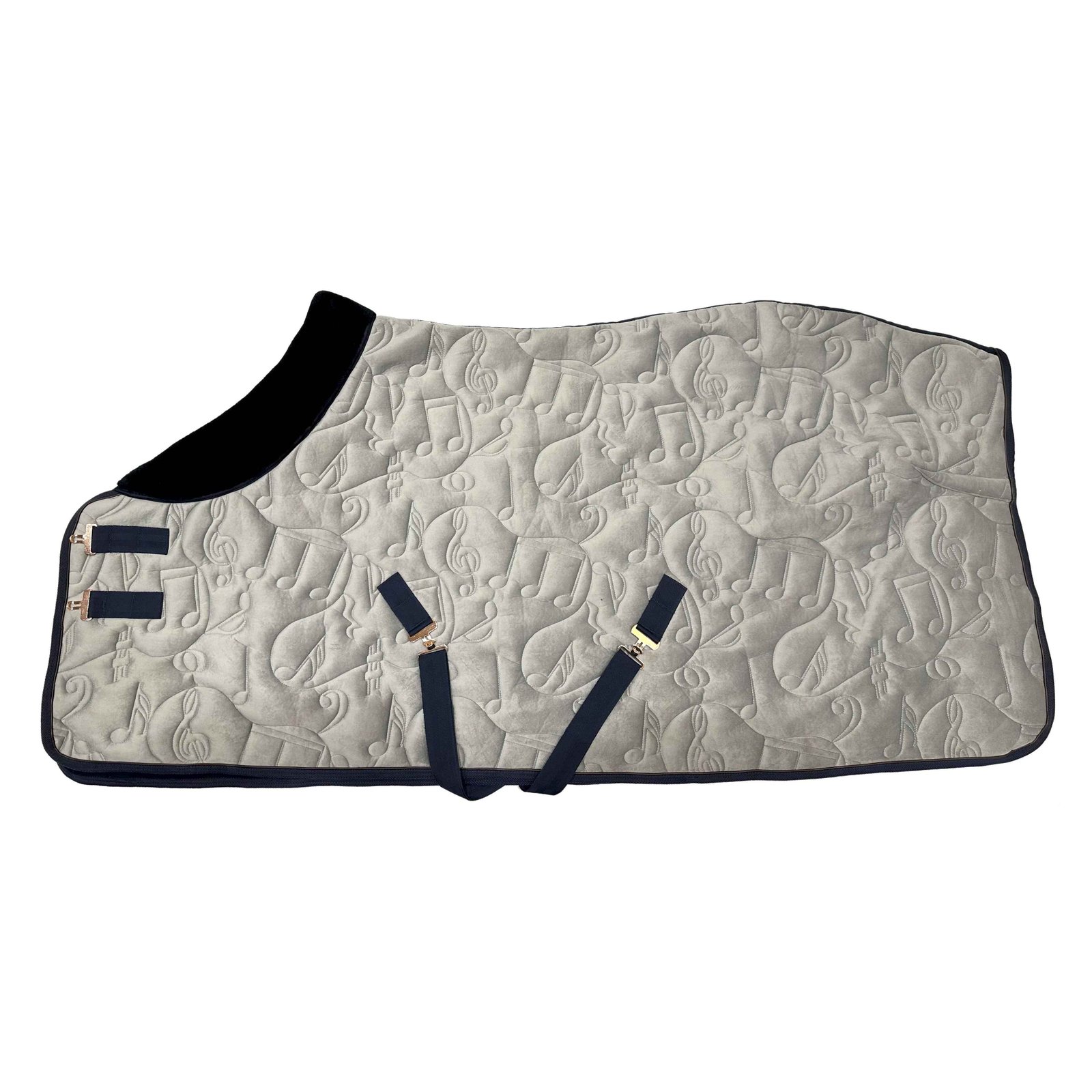 Musical Notes Quilted Horse Blanket