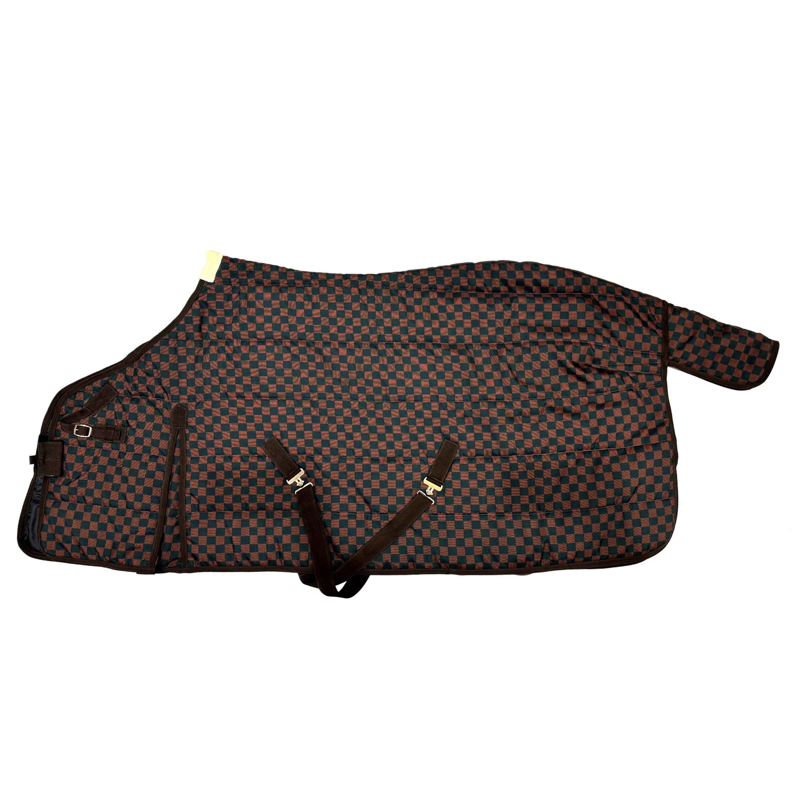 Checkered Pattern Horse Turnout Blanket