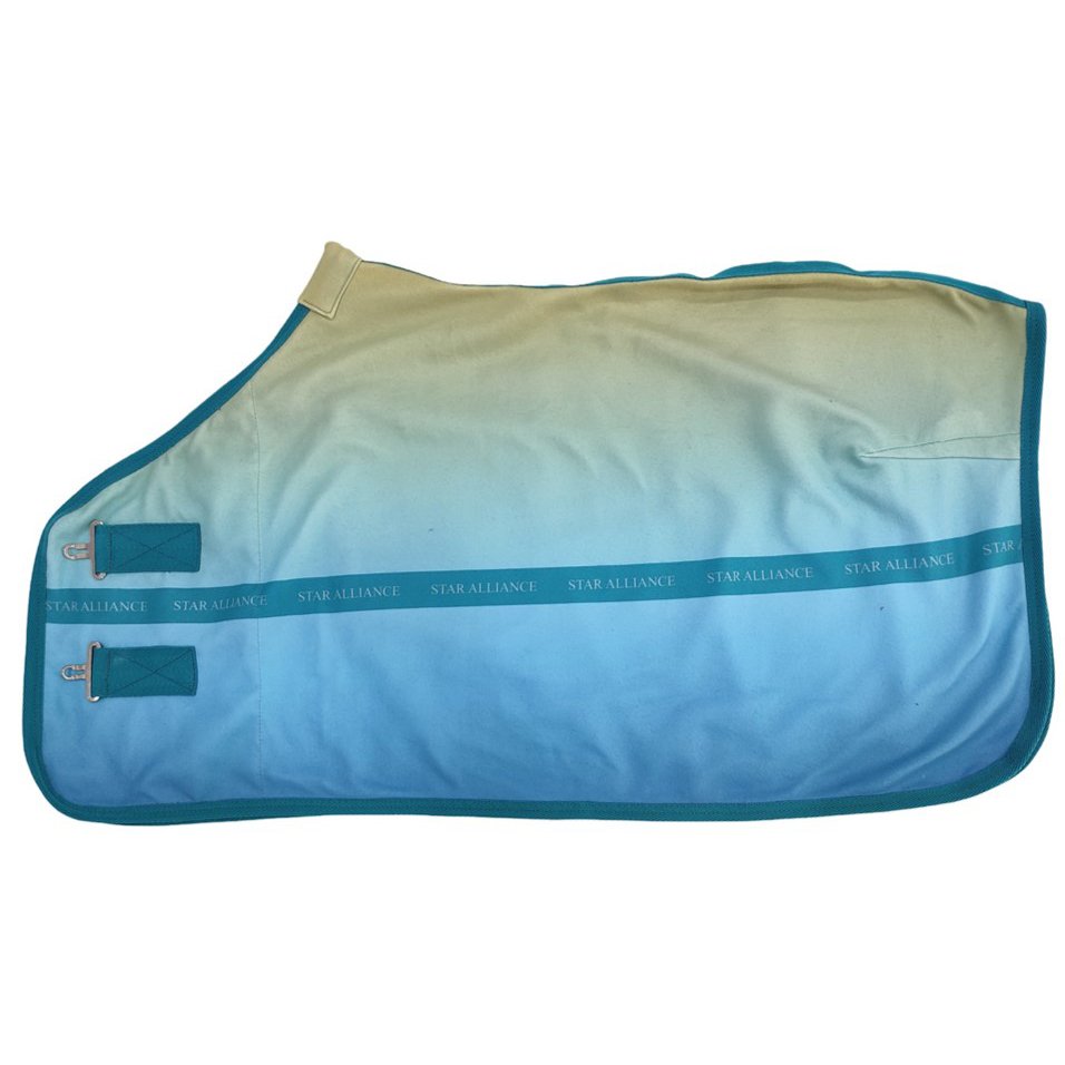 Azure Ombre "Star Alliance" Performance Rug