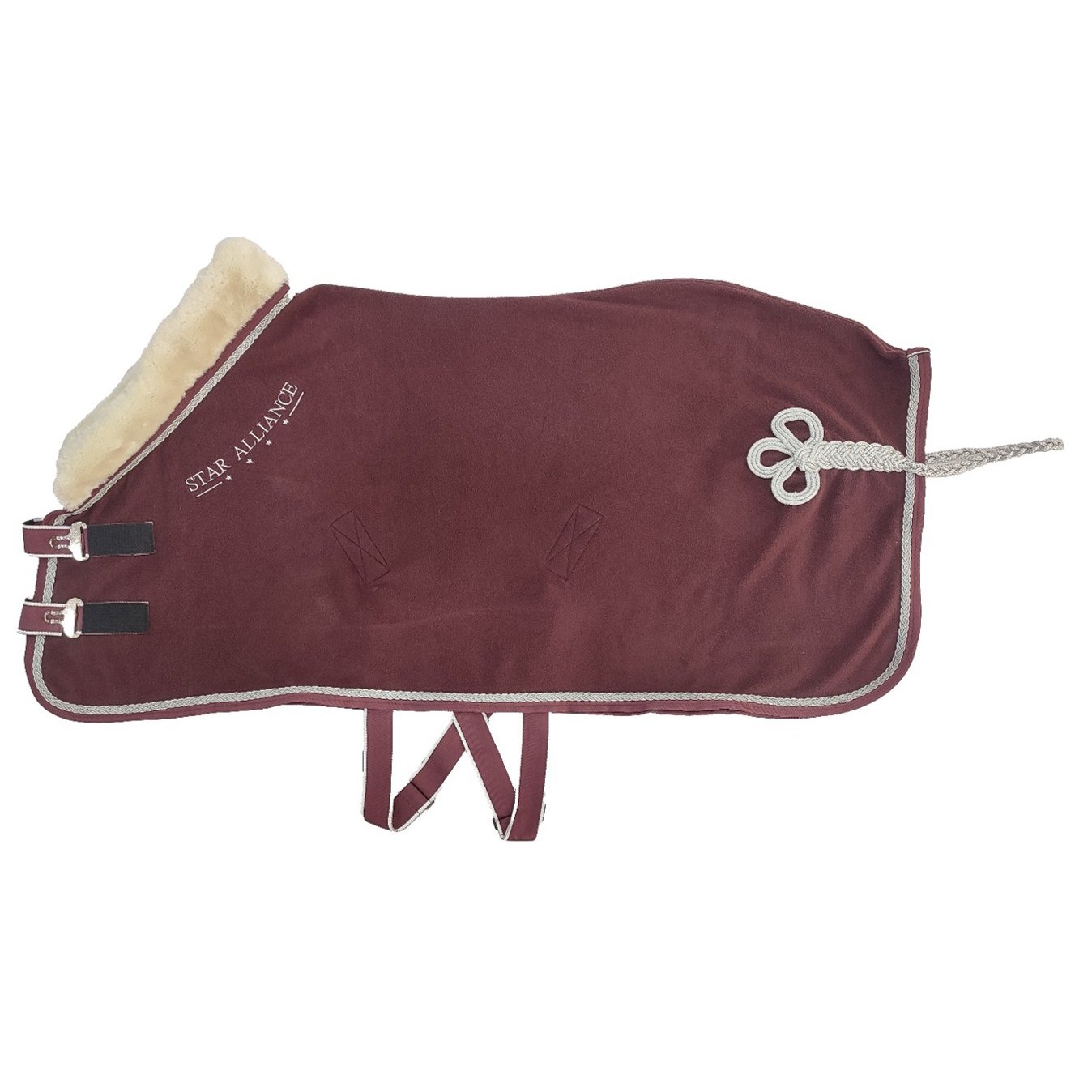 Royal Merlot "Star Alliance" Ornate Show Fleece