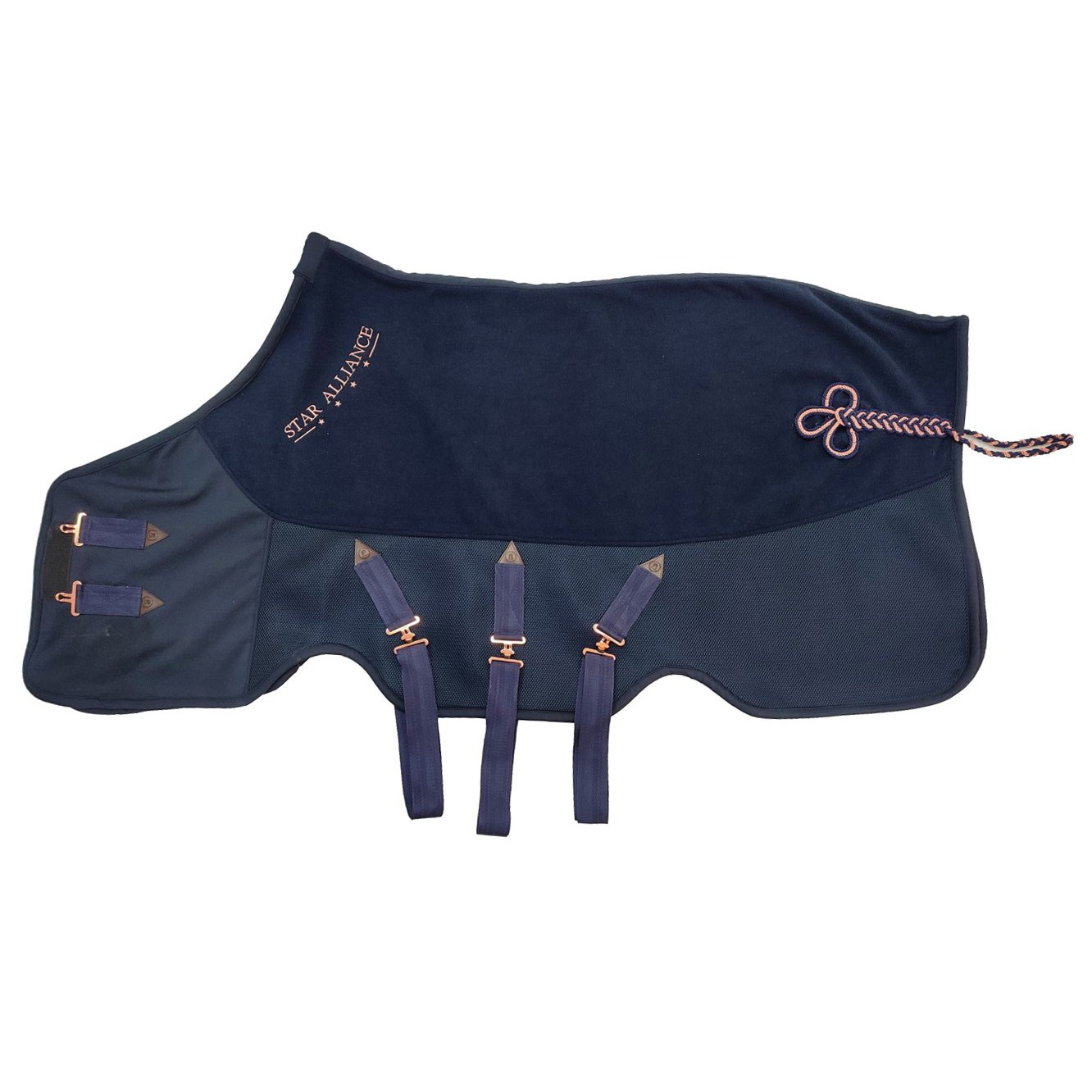 Midnight Navy "Star Alliance" Triple-Guard Show Rug