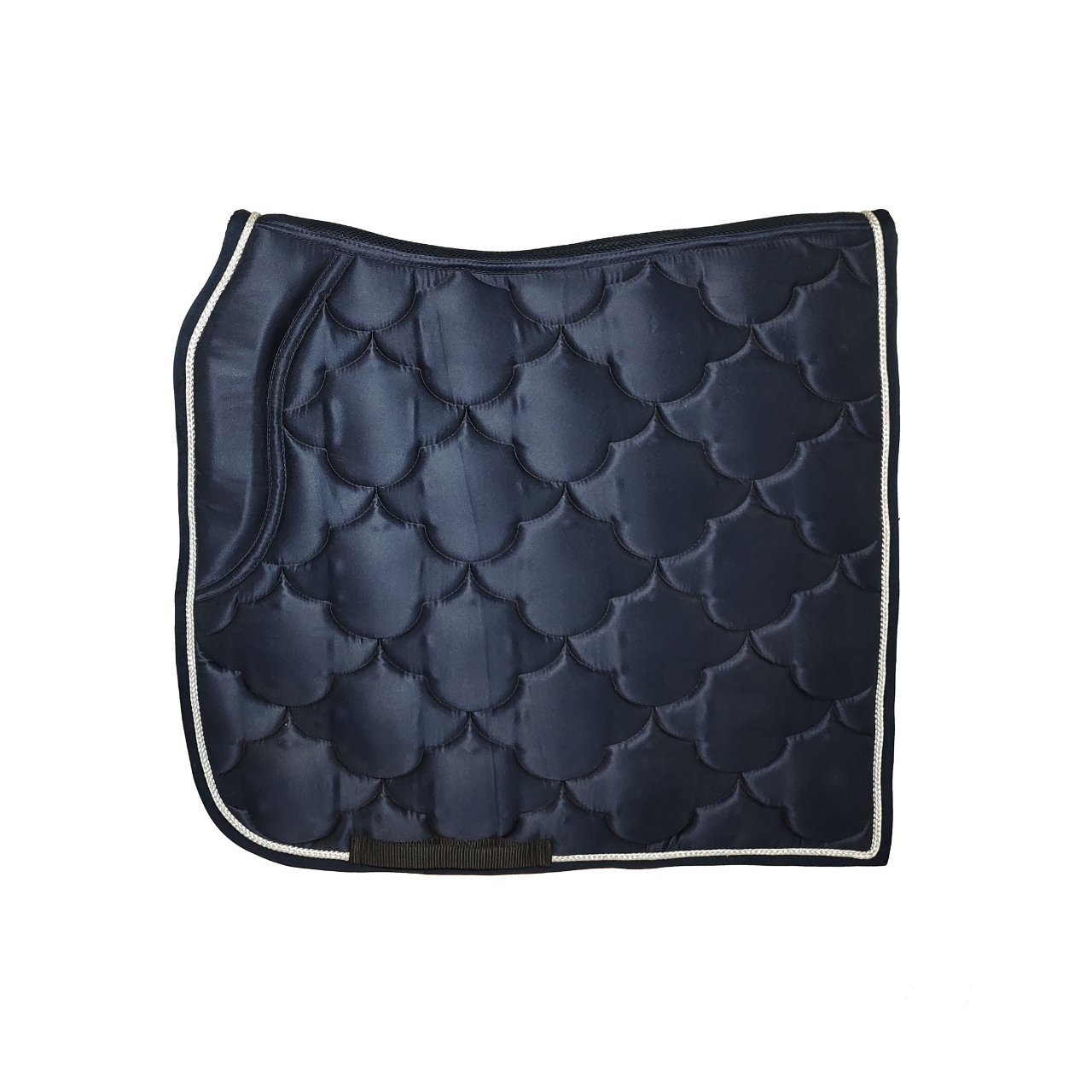 Classic Navy Scallop Quilted All-Purpose SaddlePad