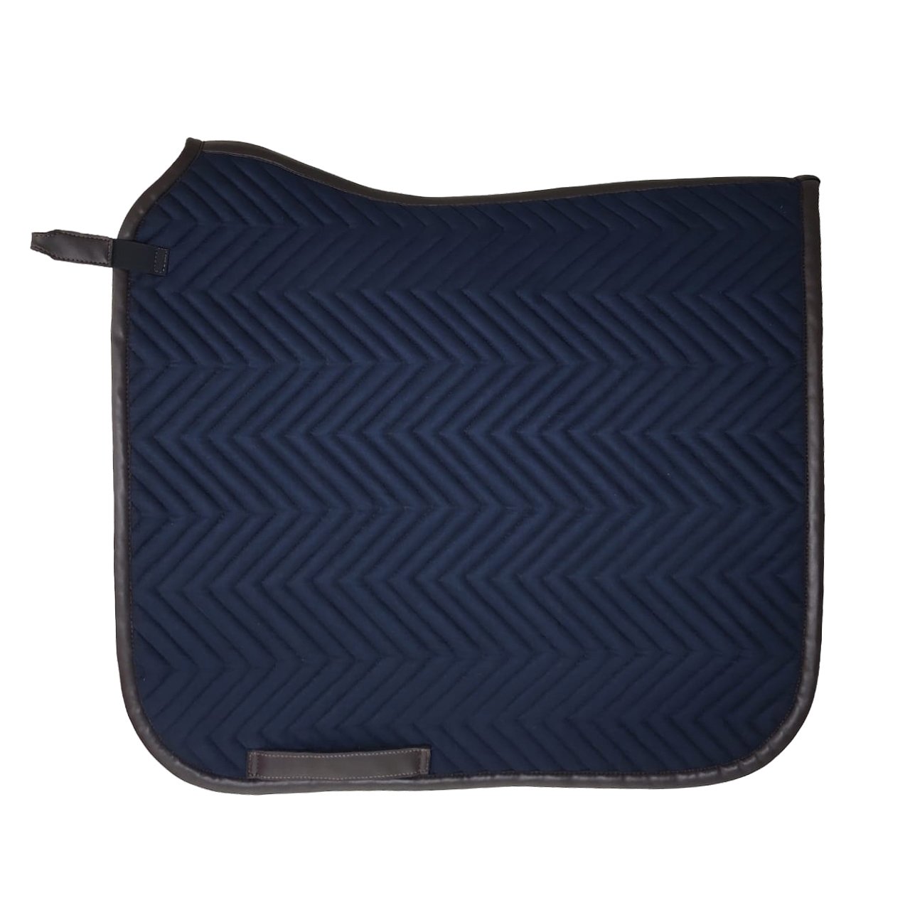 Classic Navy Chevron Quilted All-Purpose SaddlePad