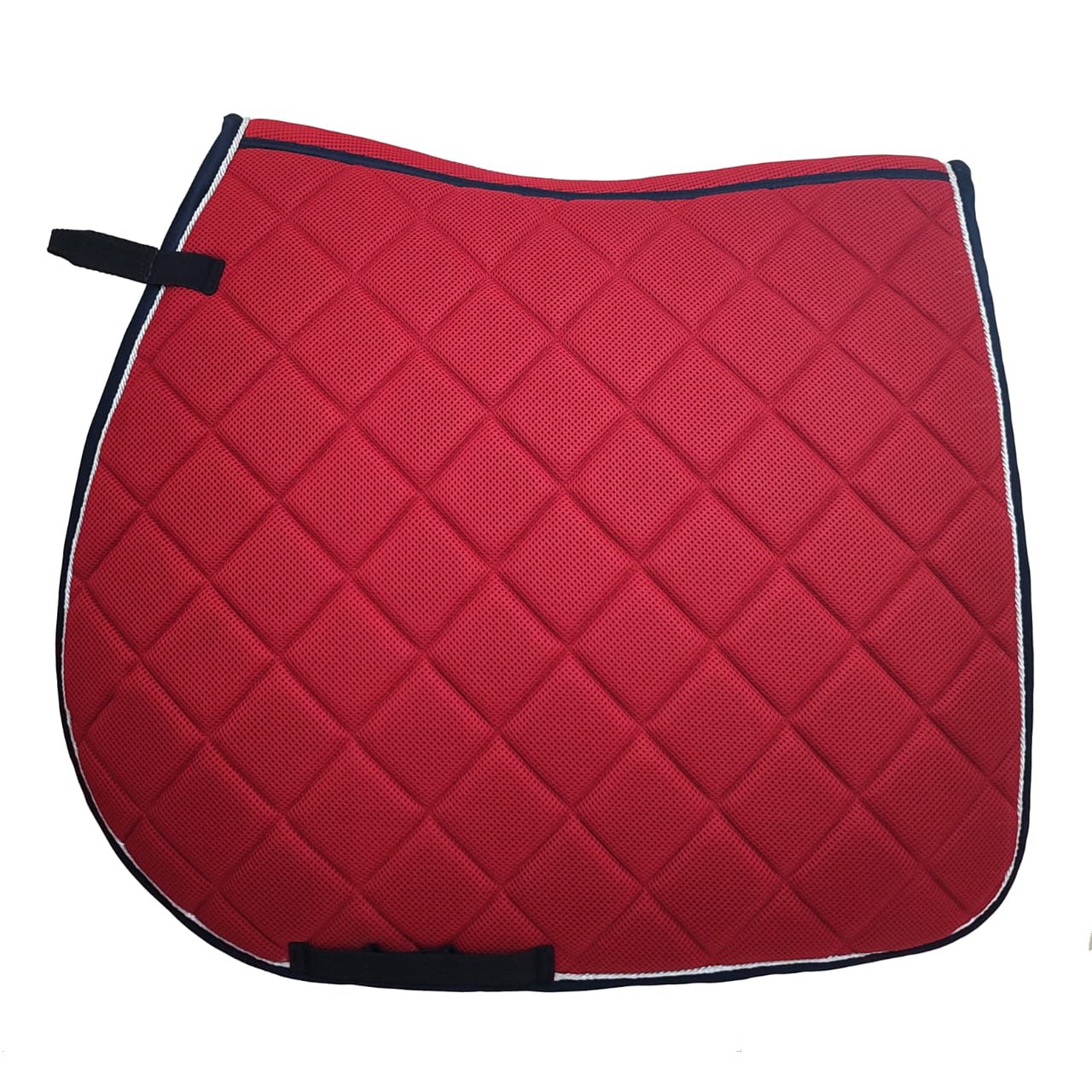Vibrant Red Diamond Quilted All-Purpose Saddle Pad