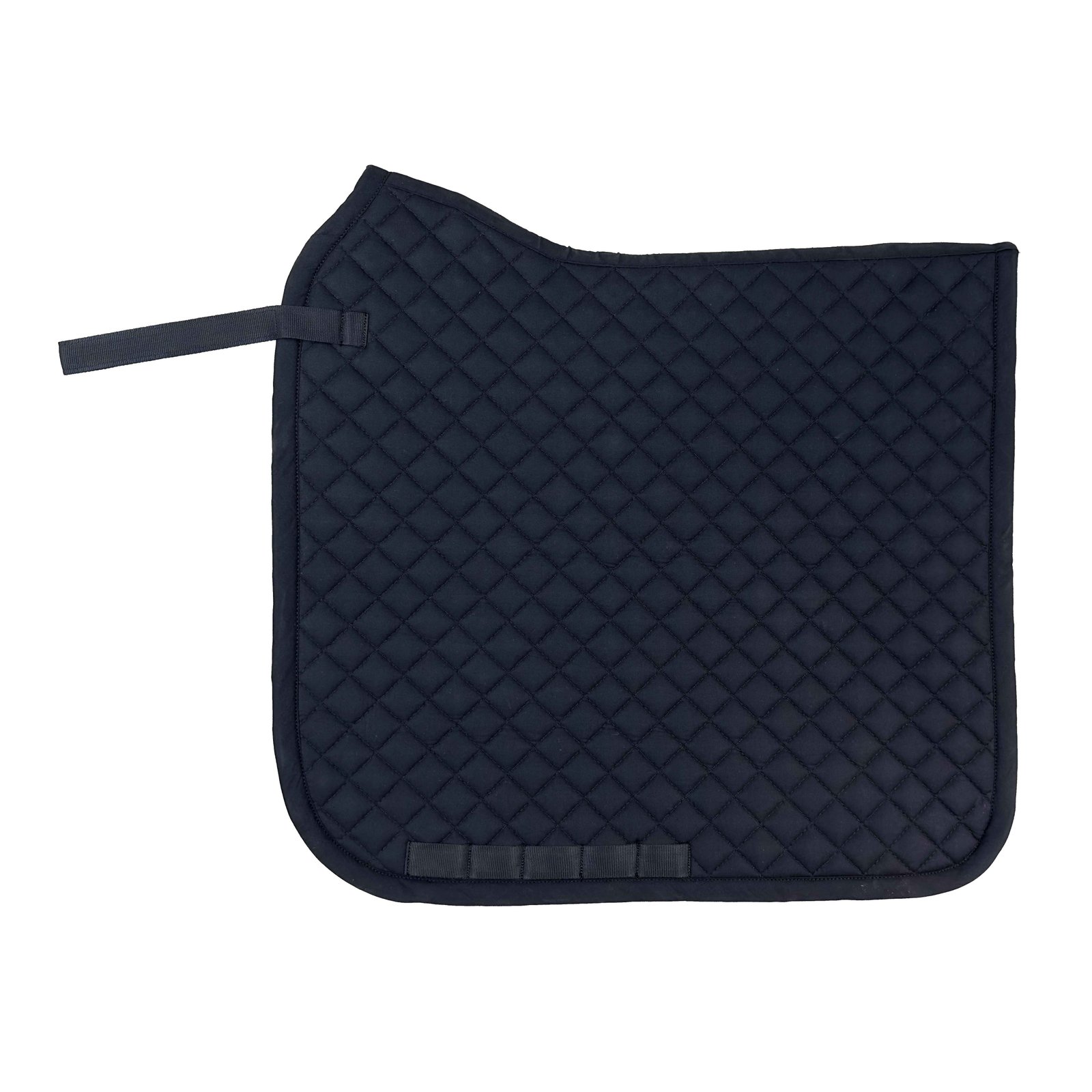 Navy Blue Diamond Quilted All-Purpose Saddle Pad with Classic Design