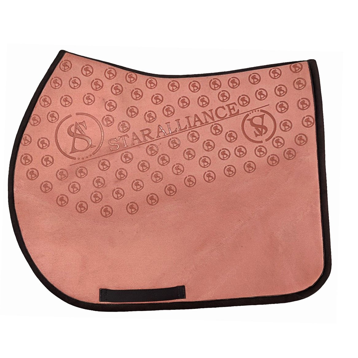 Terra-Cotta "Star Alliance" Embossed Performance Saddle Pad