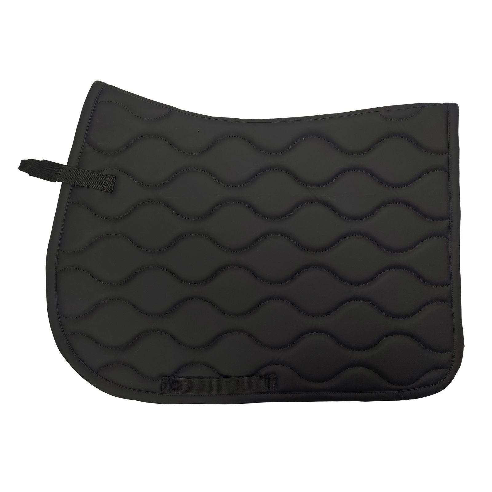 Midnight Obsidian Wave-Quilt Performance Saddle Pad